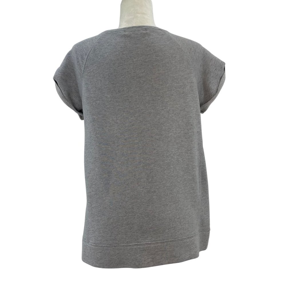 Sanctuary Patchwork Cuffed Short Sleeve Knit Top - image 2